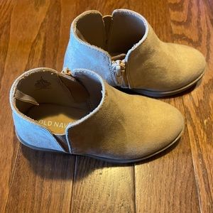 Gently worn Toddler Girl Booties by Old Navy